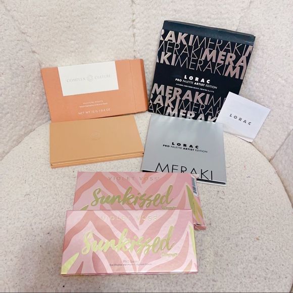 Lorac meraki, VIOLET VOSS SUNKISSED EYESHADOW PALETTE & Complex culture bronzer